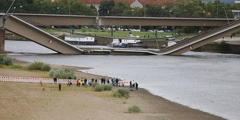 Einsturz der Carolabrücke am 11.09.2024 - Foto: über dts Nachrichtenagentur