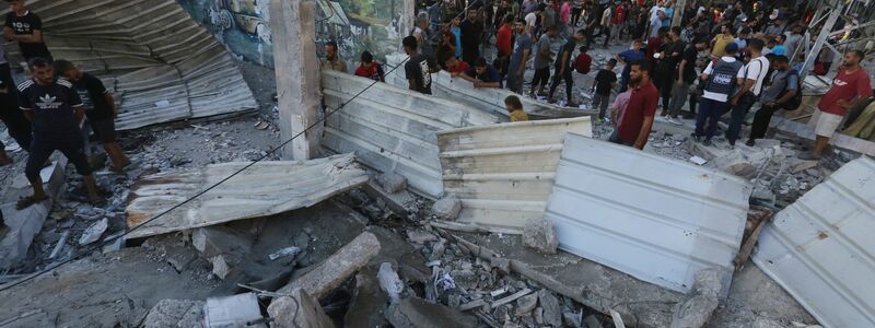 Nach einem Luftangriff auf ein Schulgebäude im Gazastreifen. (Archivbild) - Foto: Omar Ashtawy/APA Images via ZUMA Press Wire/dpa