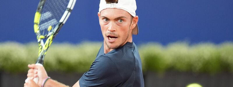 Maximilian Marterer holt im Davis Cup gegen Chile den nächsten Punkt für die deutschen Tennis-Herren. - Foto: Marcus Brandt/dpa