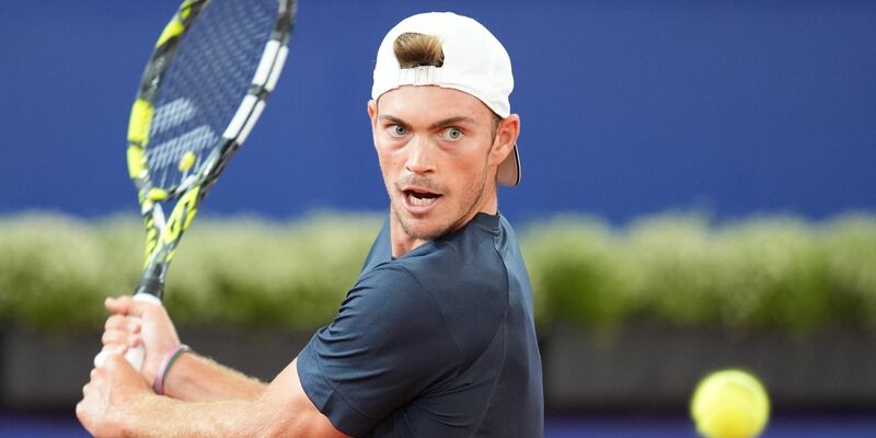 Maximilian Marterer holt im Davis Cup gegen Chile den nächsten Punkt für die deutschen Tennis-Herren. - Foto: Marcus Brandt/dpa
