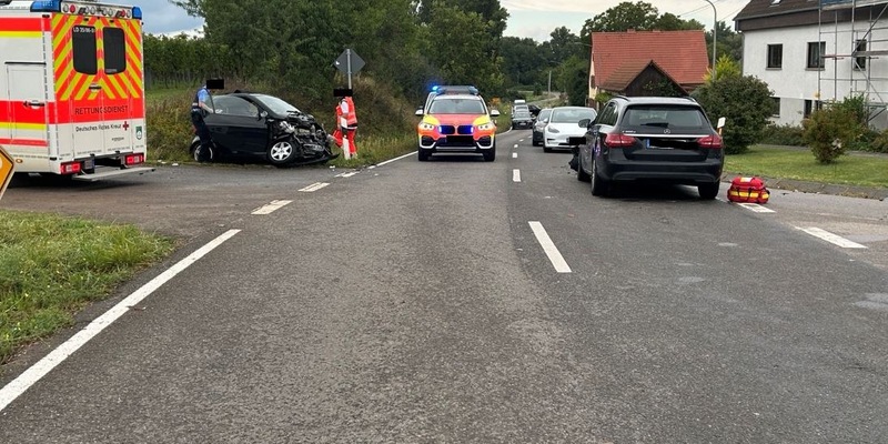 POL-PDLD: Freimersheim - Frontalzusammenstoß auf der L 540 in Freimersheim - Foto: presseportal.de