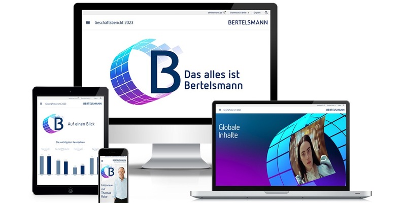 Bertelsmann-Geschäftsbericht 2023 mit Platin ausgezeichnet - Foto: presseportal.de