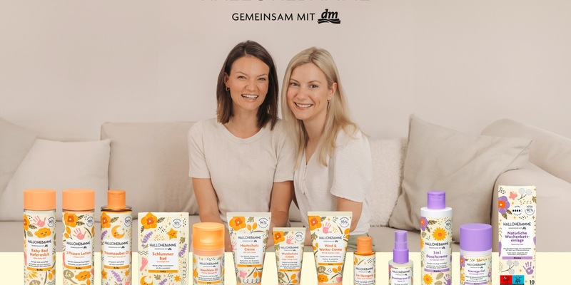 dm launcht die Kooperationsmarke HALLOHEBAMME - Foto: presseportal.de