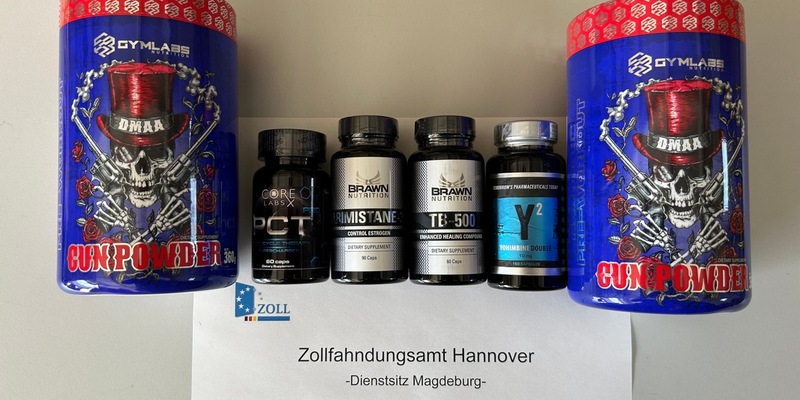 ZOLL-H: Verstoß gegen das Anti-Doping- und das Arzneimittel-Gesetz in Hannover aufgedeckt - beachtliche Sicherstellungsmenge diverser doping- und arzneimittelverdächtiger Stoffe - Foto: presseportal.de