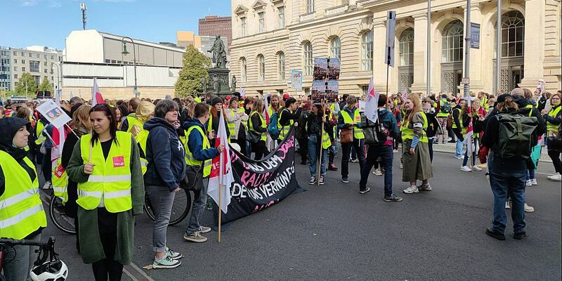 Demo von Kita-Erzieherinnen am 12.09.2024 - Foto: über dts Nachrichtenagentur