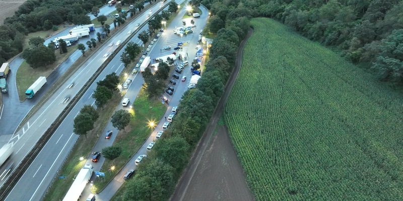 POL-PPKO: Großkontrolle auf der BAB 61 zur Kriminalitätsbekämpfung - Foto: presseportal.de