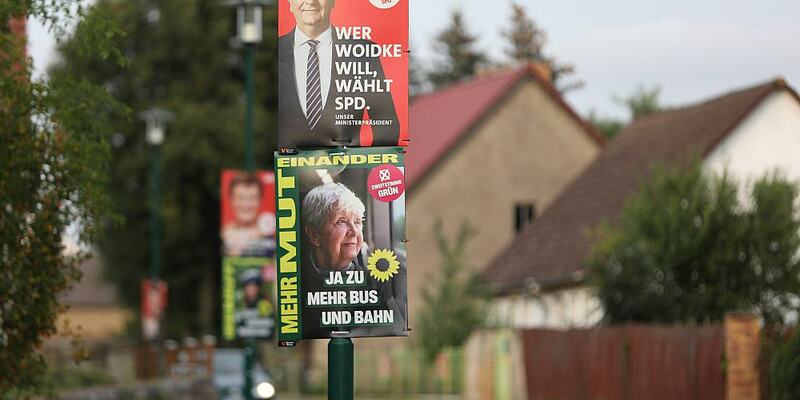 Wahlplakate von SPD und Grünen zur Landtagswahl in Brandenburg (Archiv) - Foto: über dts Nachrichtenagentur