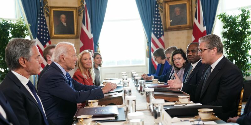 US-Präsident Joe Biden zeigt sich von den jüngsten Drohungen des russischen Präsidenten Wladimir Putin unbeeindruckt. - Foto: Stefan Rousseau/PA Wire/dpa