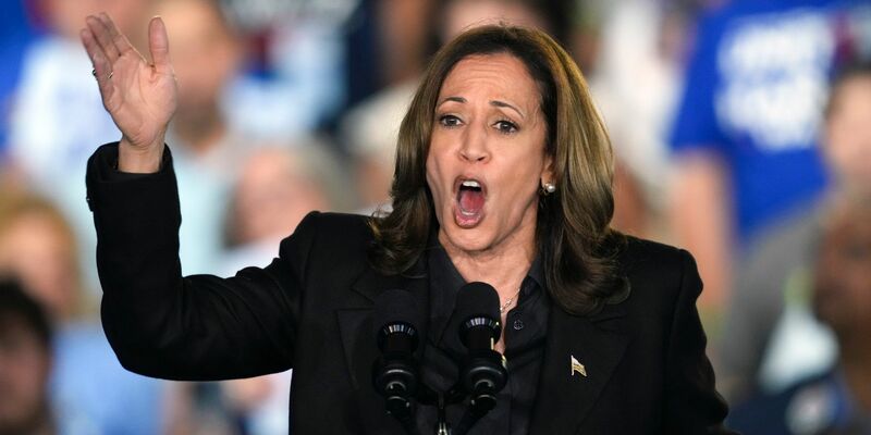 Harris hält Trump für zunehmend instabil.  - Foto: Matt Rourke/AP/dpa