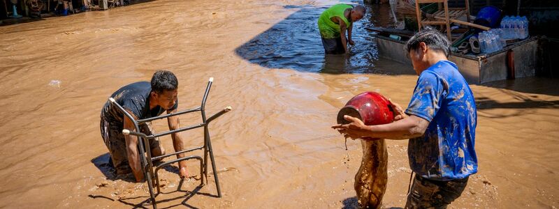 In Nordthailand gibt es schwere Überschwemmungen. - Foto: Adryel Talamantes/ZUMA Press Wire/dpa