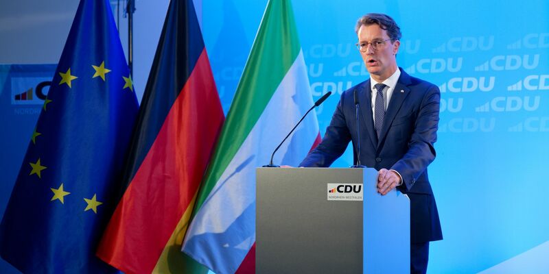 NRW-Ministerpräsident Hendrik Wüst (CDU) unterstützt Friedrich Merz als Kanzlerkandidaten der Union. - Foto: Henning Kaiser/dpa