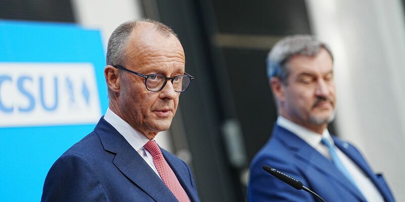 Die Parteichefs von CDU und CSU  einigen sich in der K-Frage. - Foto: Kay Nietfeld/dpa