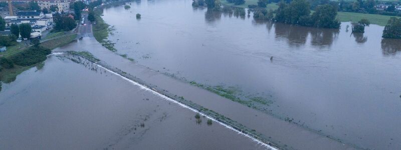 In Sachsen wird das Hochwasser laut Umweltminister vergleichsweise glimpflich verlaufen. - Foto: Sebastian Kahnert/dpa