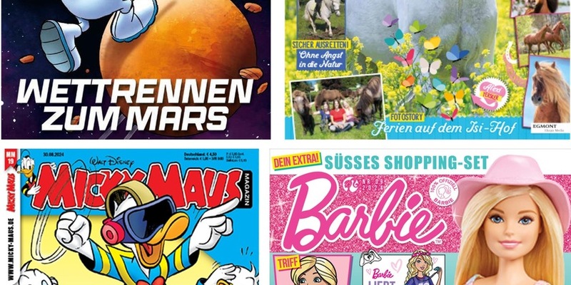 Egmont Ehapa Media überzeugt mit starken Reichweiten im KINDER MEDIEN MONITOR 2024 - Foto: presseportal.de