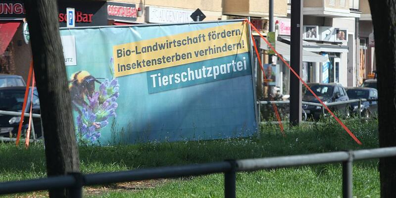 Wahlplakat für Tierschutzpartei (Archiv) - Foto: über dts Nachrichtenagentur