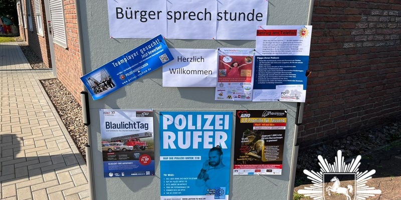 POL-NOM: Bürgergespräche mit der Polizei gehen in die nächste Runde - Foto: presseportal.de