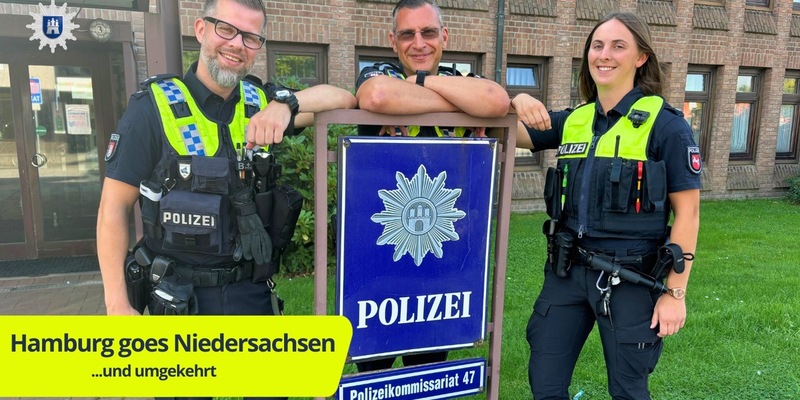 POL-STD: Über den Tellerrand gucken - Polizeibeamte aus Hamburg und Buxtehude im Tausch - Foto: presseportal.de