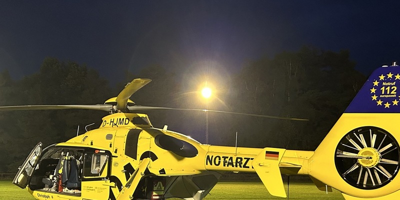 POL-PDLD: Zwei verletzte Motorradfahrer im Wellbachtal, Rettungshubschrauber im Einsatz - Foto: presseportal.de