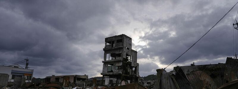 Die von einer Erdbebenkatastrophe betroffene Region Noto wird jetzt von Unwettern heimgesucht. (Archivbild)   - Foto: --/kyodo/dpa