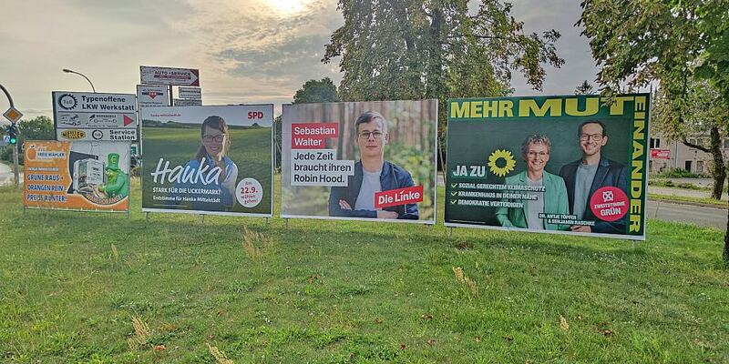 Wahlplakate zur Landtagswahl in Brandenburg (Archiv) - Foto: über dts Nachrichtenagentur