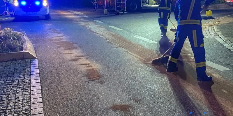 FW Allensbach: G1 Ölspur - Foto: presseportal.de