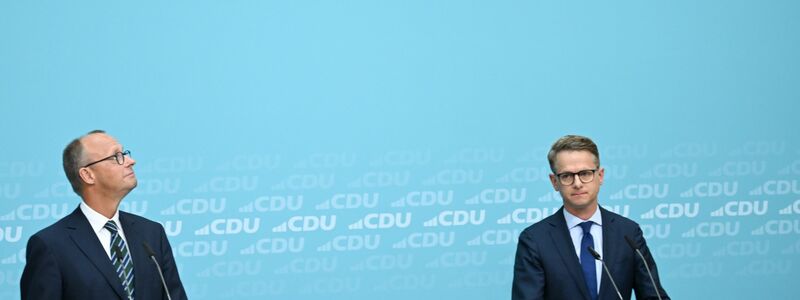 Die Führungsgremien von CDU und CSU haben die Kanzlerkandidatur von Merz einhellig bestätigt. - Foto: Sebastian Christoph Gollnow/dpa