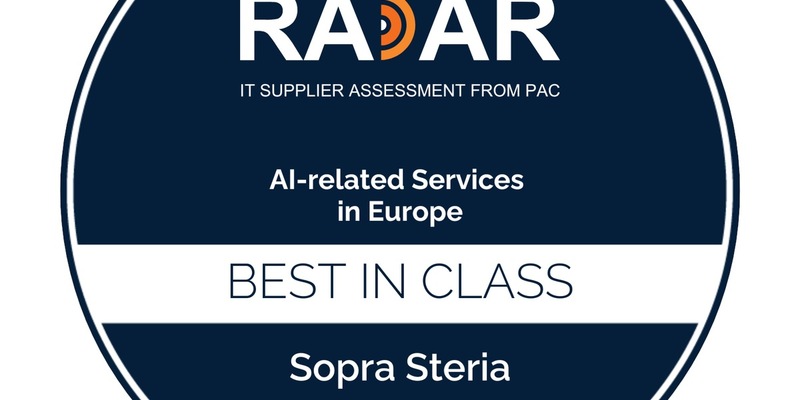 PAC Innovation Radar: Sopra Steria als einer der führenden Anbieter für KI-Services in Europa ausgezeichnet - Foto: presseportal.de
