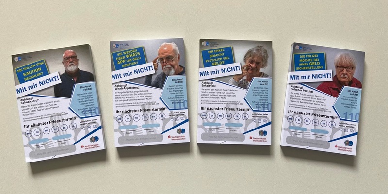 POL-RBK: Wermelskirchen / Rhein.-Berg. Kreis - Kriminalprävention wird von der Sparkasse Wermelskirchen und der Friseurinnung unterstützt - Foto: presseportal.de