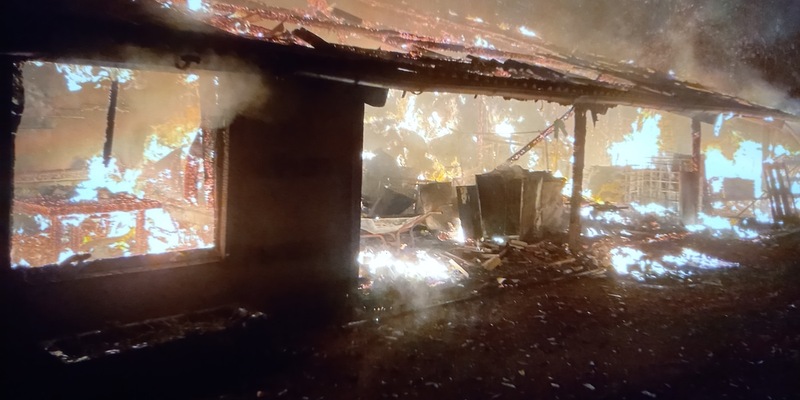 FW-DO: 2024-09-25 Scheune brennt in Dortmund Lanstrop - Foto: presseportal.de