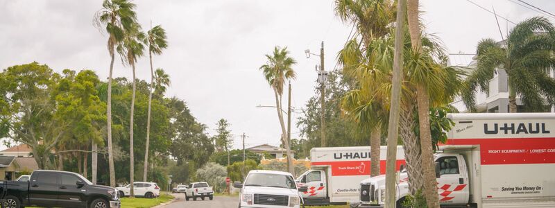 Im US-Bundesstaat Florida bereiteten sich die Menschen bereits auf die Ankunft des Hurrikans Helene vor. - Foto: Martha Asencio-Rhine/Tampa Bay Times/ZUMA Press Wire/dpa