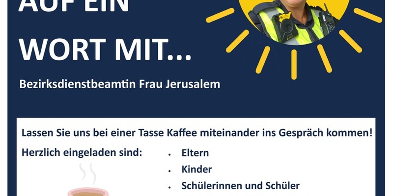 POL-DN: Auf ein Wort mit... - Foto: presseportal.de