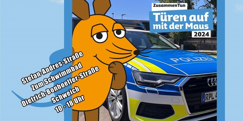 POL-PDTR: Türen auf mit der Maus - Tag der offenen Türen bei den Schweicher Einsatzkräften - Foto: presseportal.de