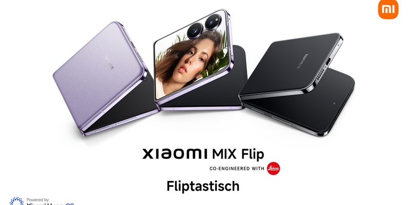 Xiaomi kündigt den Marktstart des Xiaomi MIX Flip an / Ein kompaktes, faltbares Smartphone der Spitzenklasse, das Leistung und Stil vereint - Foto: presseportal.de