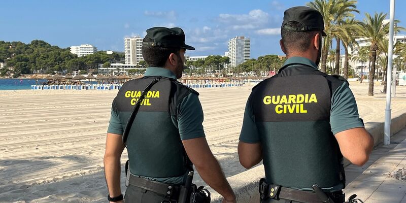 Einsatzkräfte der Polizeieinheit Guardia Civil konnten den Tod des Deutschen nicht verhindern. (Archivfoto) - Foto: Guardia Civil/Europapress/dpa