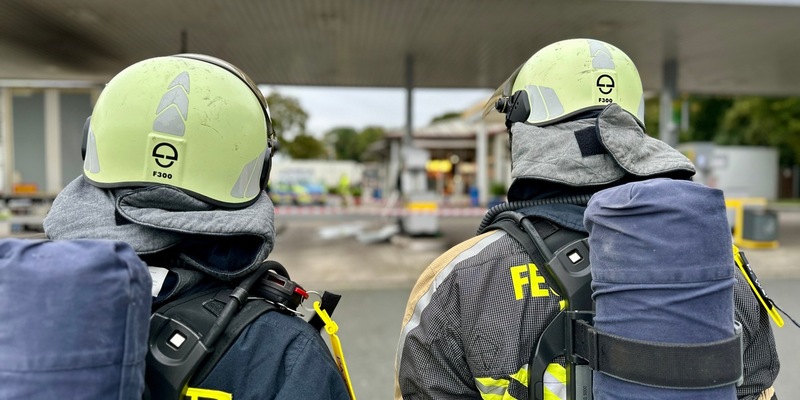 FW Hünxe: Defekt an Tankstelle - Feuerwehreinsatz an A3-Raststätte - Foto: presseportal.de