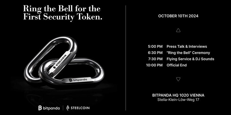 AVISO Pressegespräch & „Ring the Bell“ – Bitpanda x Steelcoin - Foto: presseportal.de