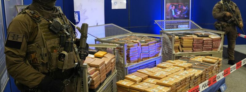Im Jahr 2025 haben die Behörden in Deutschland bislang weniger Kokain abgefangen als in den Vorjahren. (Archivbild)  - Foto: Marcus Brandt/dpa