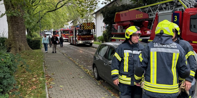 FW-GE: Wohnungsbrand in Gelsenkirchen Horst - Eine verletzte Person - Foto: presseportal.de
