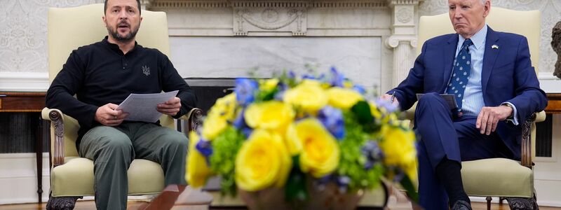 US-Präsident Biden empfängt Selenskyj im Weißen Haus. (Archivbild) - Foto: Susan Walsh/AP/dpa