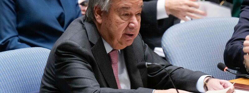 UN-Chef Guterres warnt vor einem Flächenbrand. (Archivbild) - Foto: Seth Wenig/AP