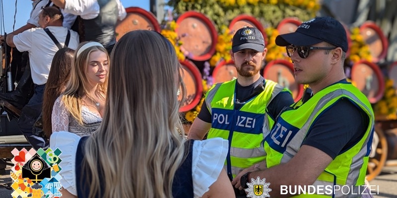 Bundespolizeidirektion München: Bundespolizei zieht positive Halbzeitbilanz des Einsatzes zum 189. Münchner Oktoberfest - Foto: presseportal.de