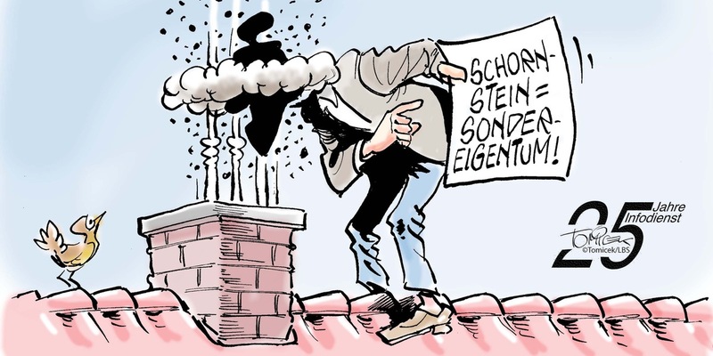 Schornstein gehört allen / Auch wenn er nur von einem Eigentümer genutzt wird - Foto: presseportal.de