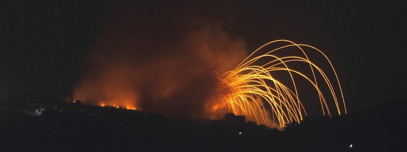 Israel feuert immer wieder Raketen auf den Südlibanon. - Foto: Leo Correa/AP/dpa