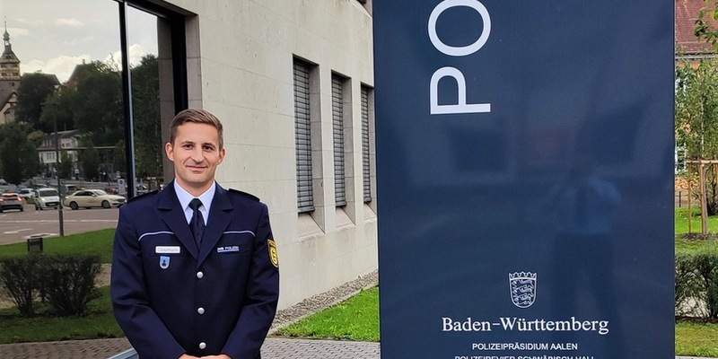 POL-AA: Polizeirat Tobias Ostermann wird neuer Leiter des Polizeireviers Schwäbisch Hall - Foto: presseportal.de