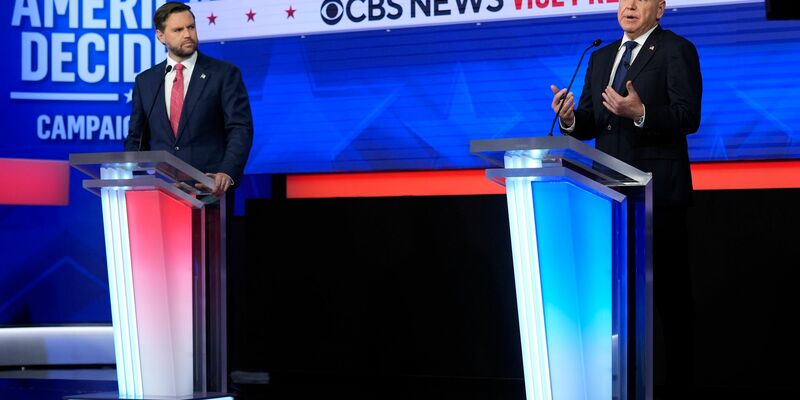 Vance macht die demokratische Präsidentschaftskandidatin Harris für die angespannte Lage an der Grenze zu Mexiko verantwortlich. - Foto: Matt Rourke/AP/dpa