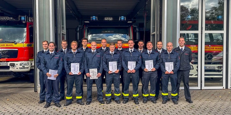 FW-Dorsten: Neue Brandmeister für Dorsten - Foto: presseportal.de