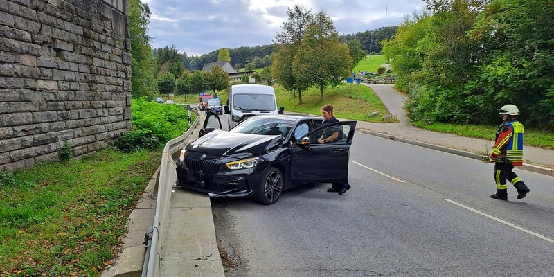 FW Stockach: Verkehrsunfall ausgelöster E-Call - Foto: presseportal.de