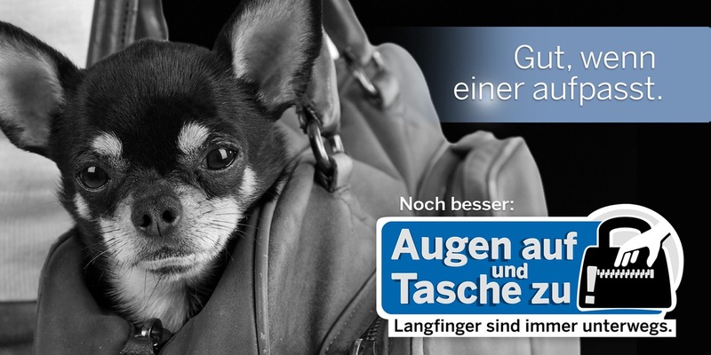 POL-EU: Augen auf und Tasche zu! Langfinger sind immer unterwegs - Polizei Euskirchen informiert zur Prävention von Taschendiebstählen - Foto: presseportal.de