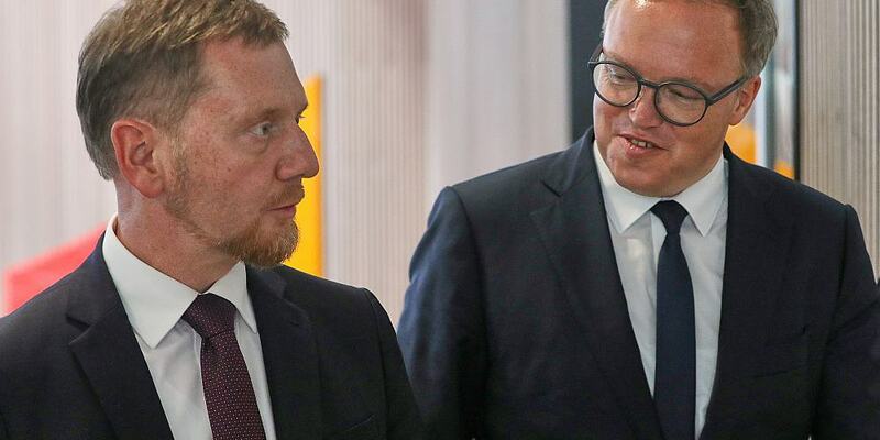 Michael Kretschmer und Mario Voigt (Archiv) - Foto: über dts Nachrichtenagentur