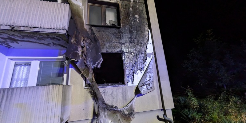 FW-OB: Feuer in einem Mehrfamilienhaus an der Dorstener Straße - Foto: presseportal.de